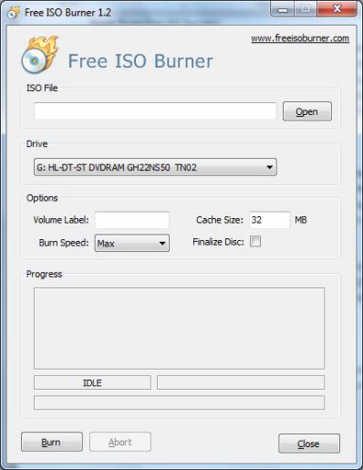 free iso to bootable dvd